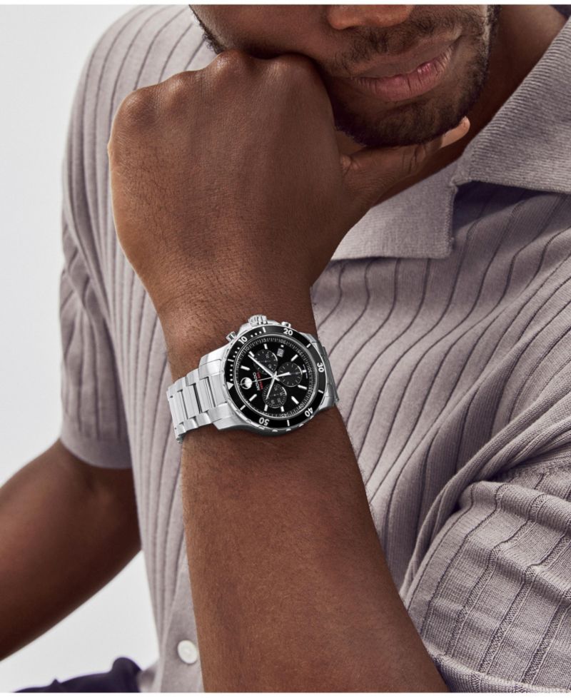Men's Swiss Chronograph Series 800 Performance Steel Bracelet Diver Watch 42mm