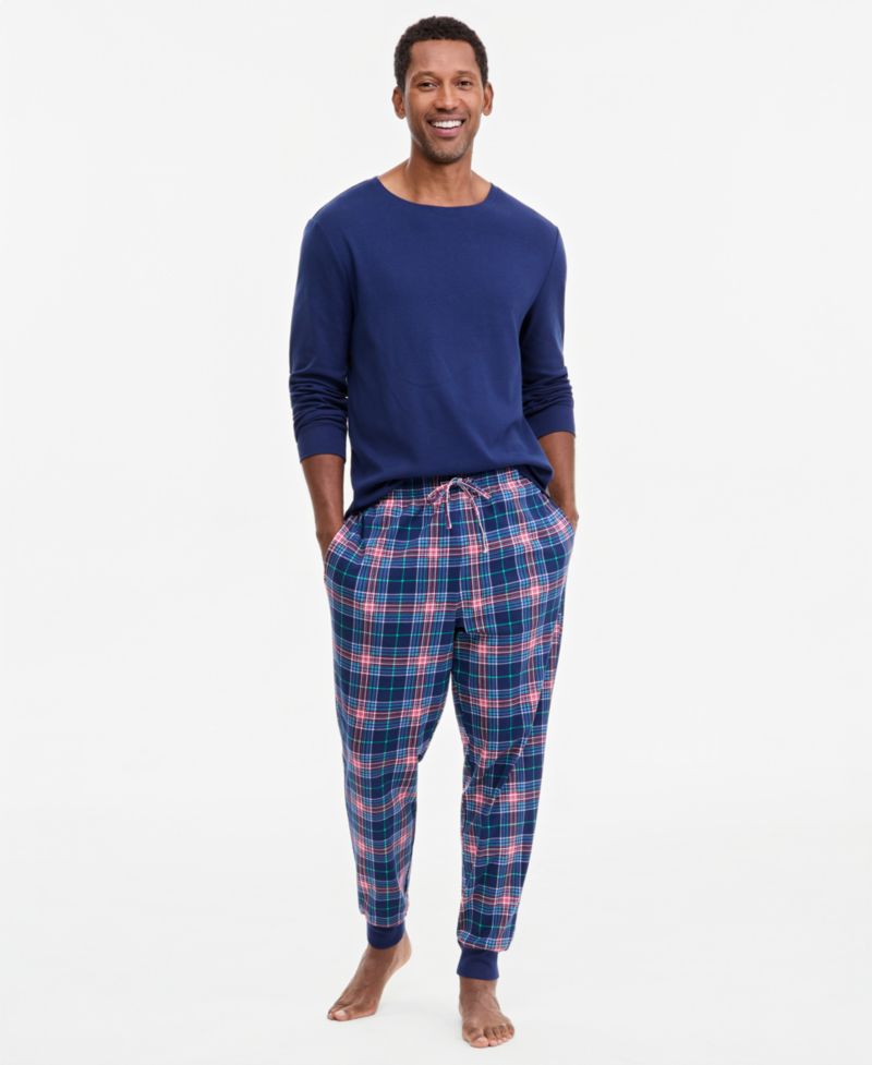Men's Jolly Plaid Pajama Set