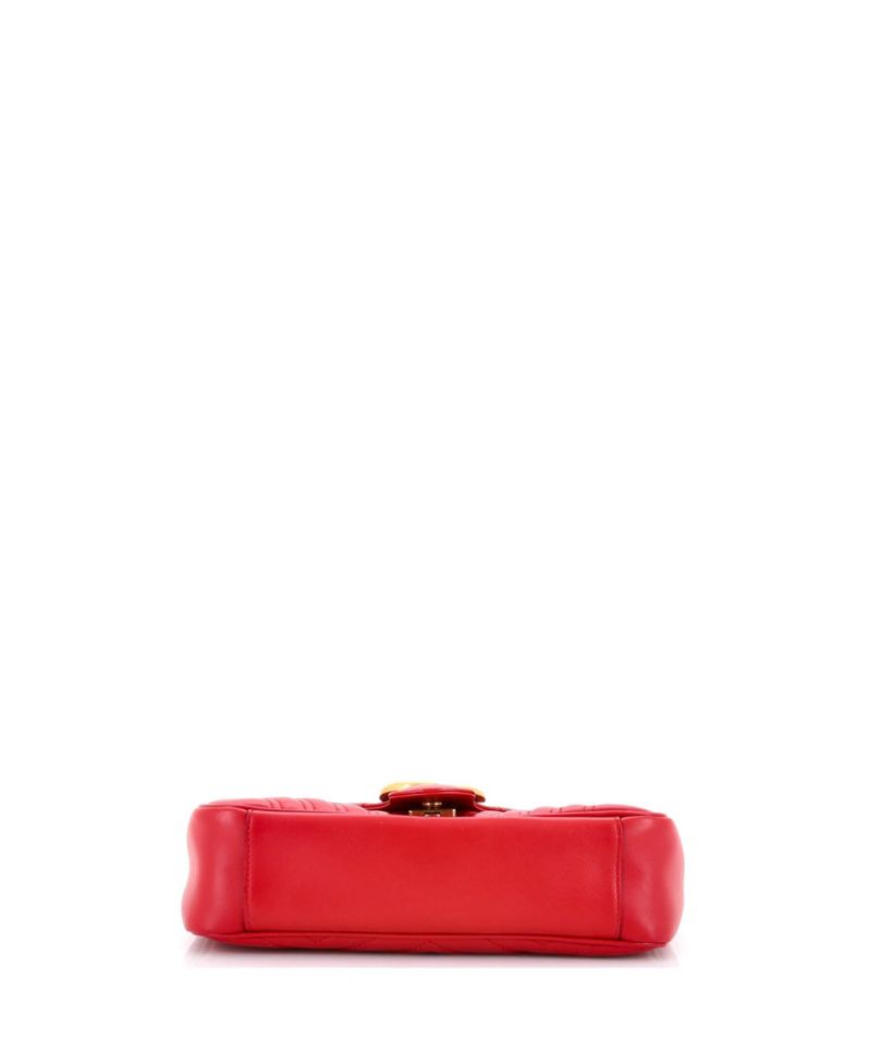 Medium GG Marmont Flap Bag Matelasse Leather
