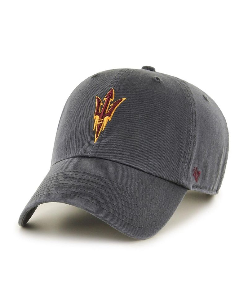 Men's Charcoal Arizona State Sun Devils Clean Up Adjustable Hat