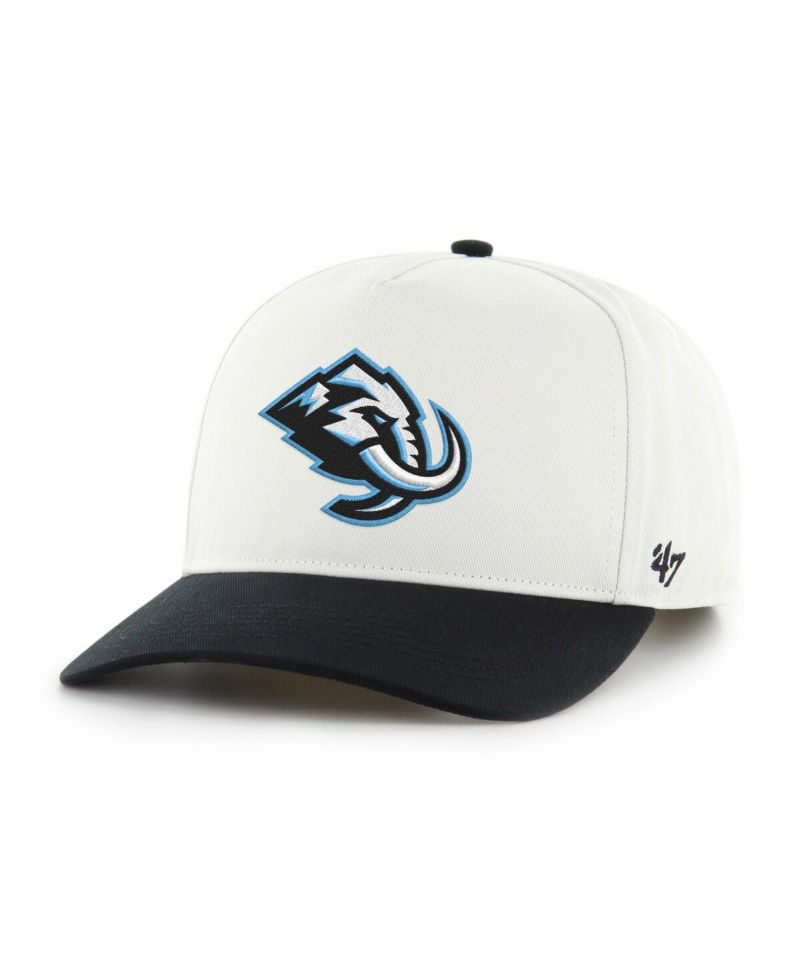 Men's White/Black Utah Mammoth Two-Tone Hitch Adjustable Hat