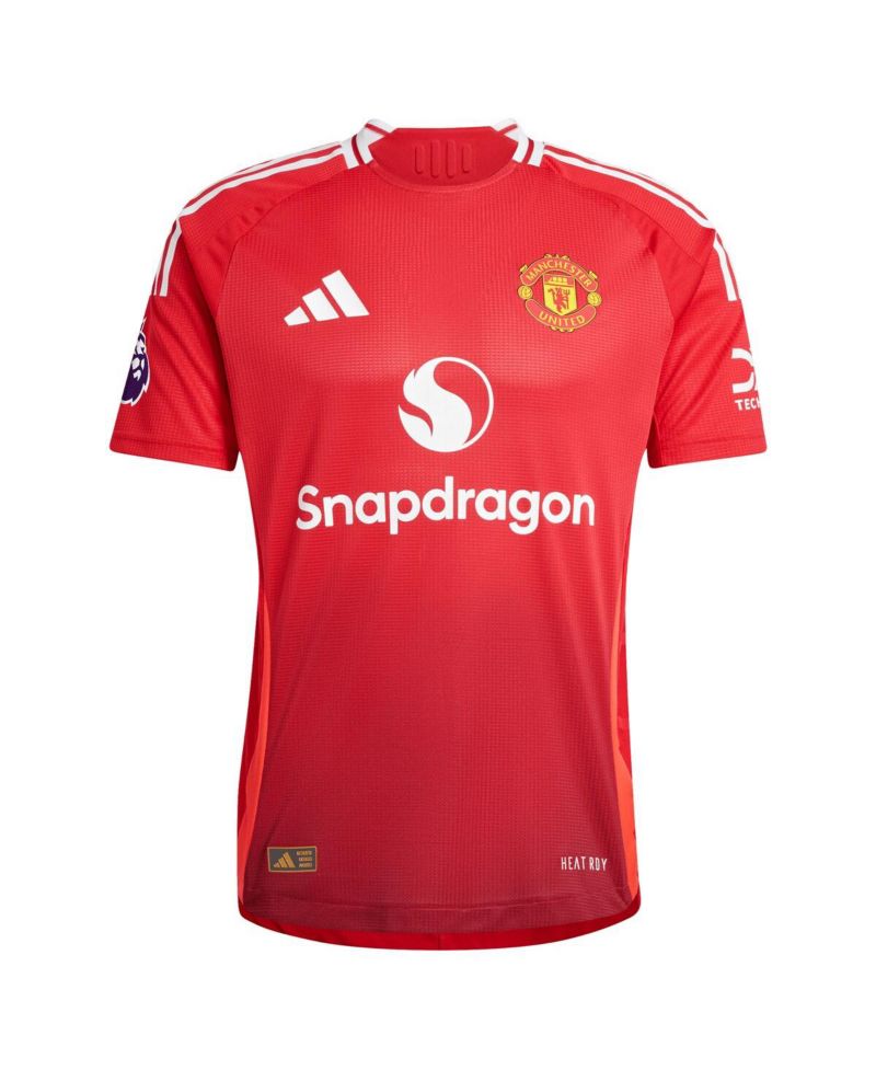 Men's Rasmus Højlund Red Manchester United 2024/25 Home Authentic Player Jersey