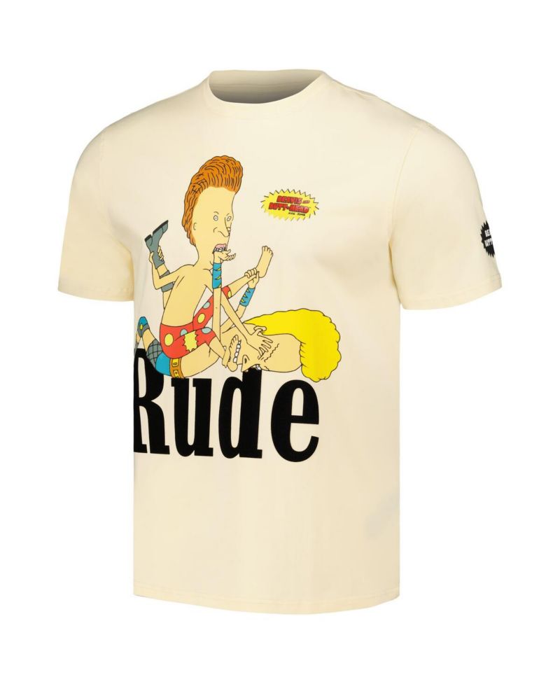Men's Cream Beavis and Butt-Head T-Shirt