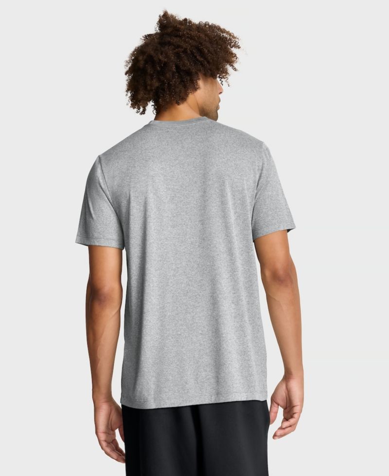 Men's Heather Gray Cleveland Guardians Swoosh Legend Dri-FIT T-Shirt