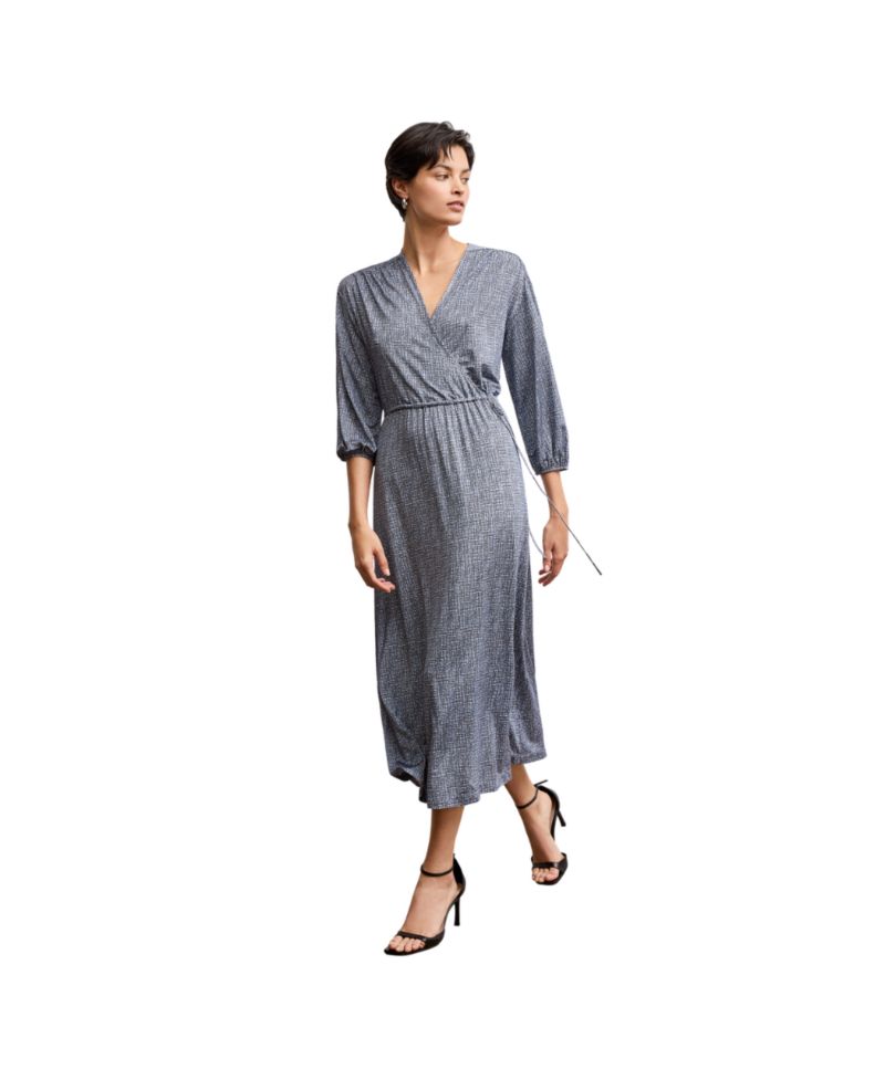 Women's Hope Wrap Dress - Printed Jersey