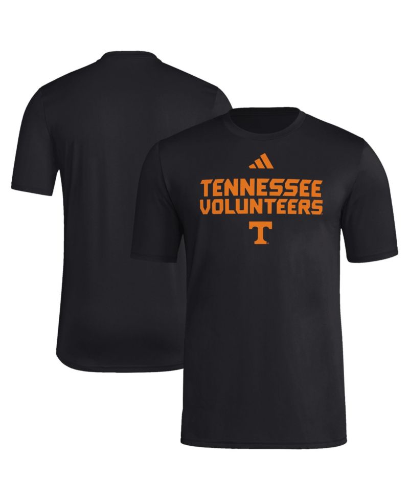 Men's Black Tennessee Volunteers Wordmark Poly T-Shirt