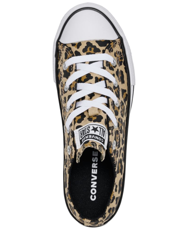 Стильные кроссовки с леопардовым принтом Little Girls Chuck Taylor All Star от Finish Line