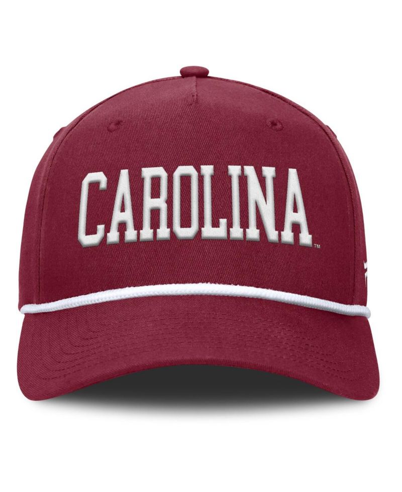 Men's Garnet South Carolina Gamecocks Foul Ball Rope Adjustable Hat