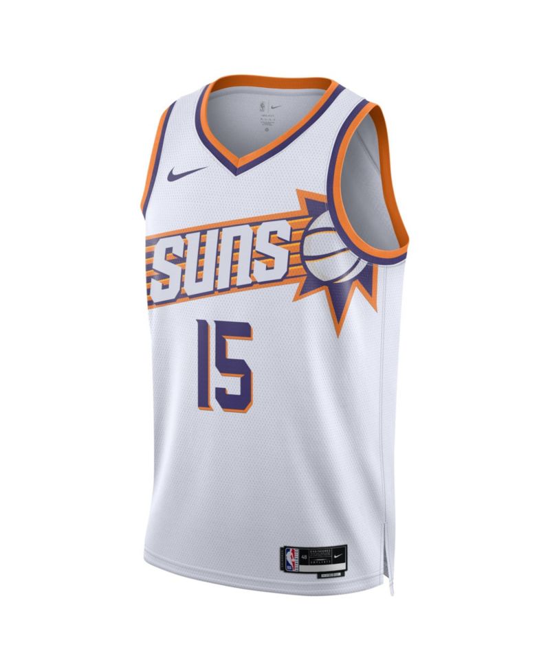 Men's and Women's Devin Booker White Phoenix Suns Swingman Player Jersey - Association Edition