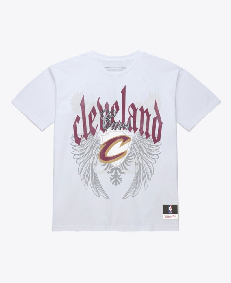 Men's Cleveland Cavaliers Old English Graphic Crewneck T-Shirt