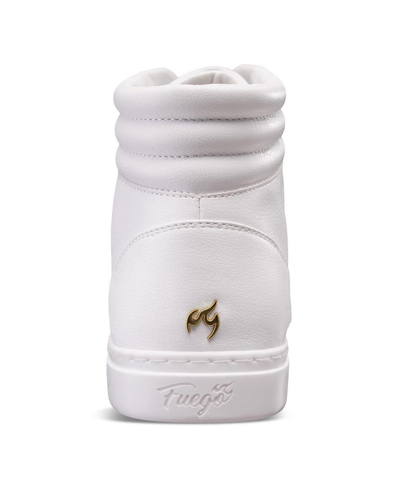 Big Kids' White High-top Sneaker