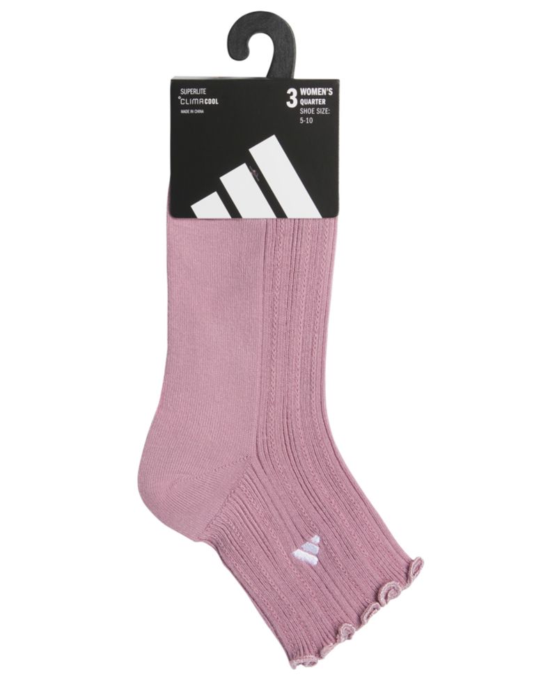 Women's Lifestyle Superlite Quarter Socks, 3-Pack