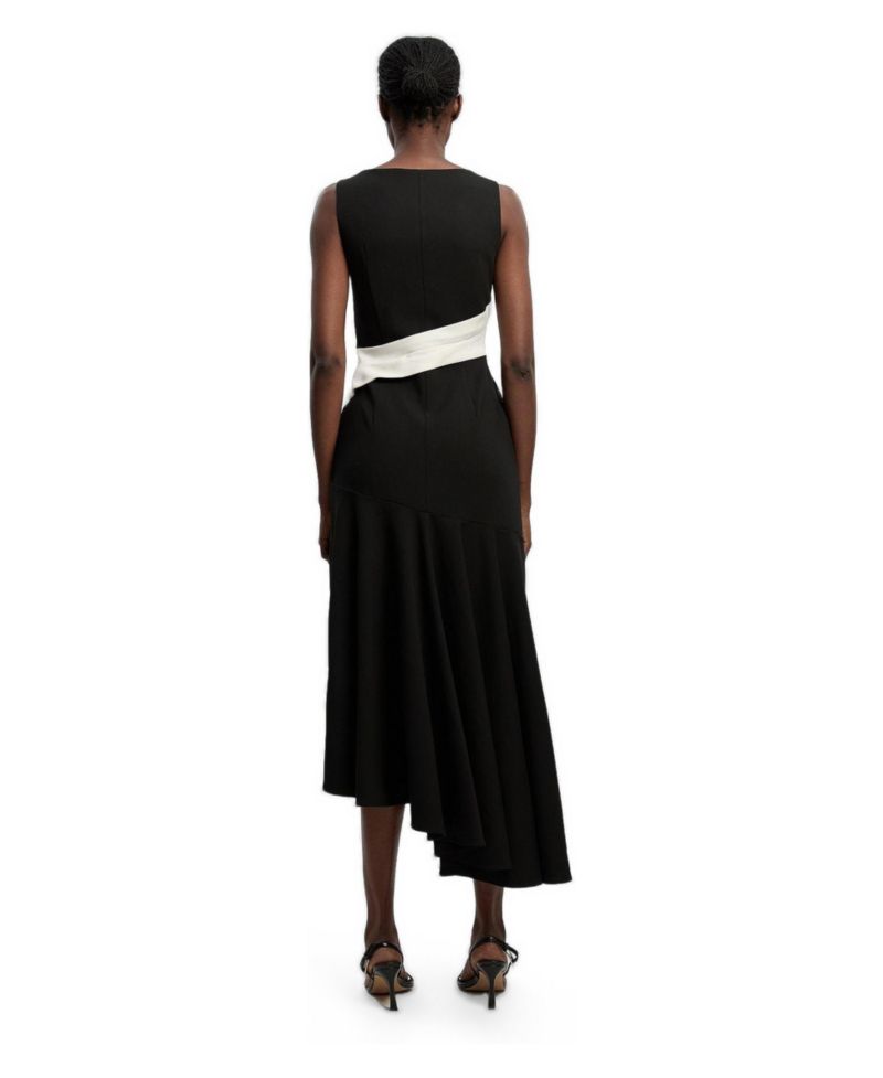 Women's Strappy Asymmetric Maxi Dress