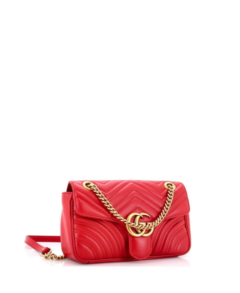 Medium GG Marmont Flap Bag Matelasse Leather