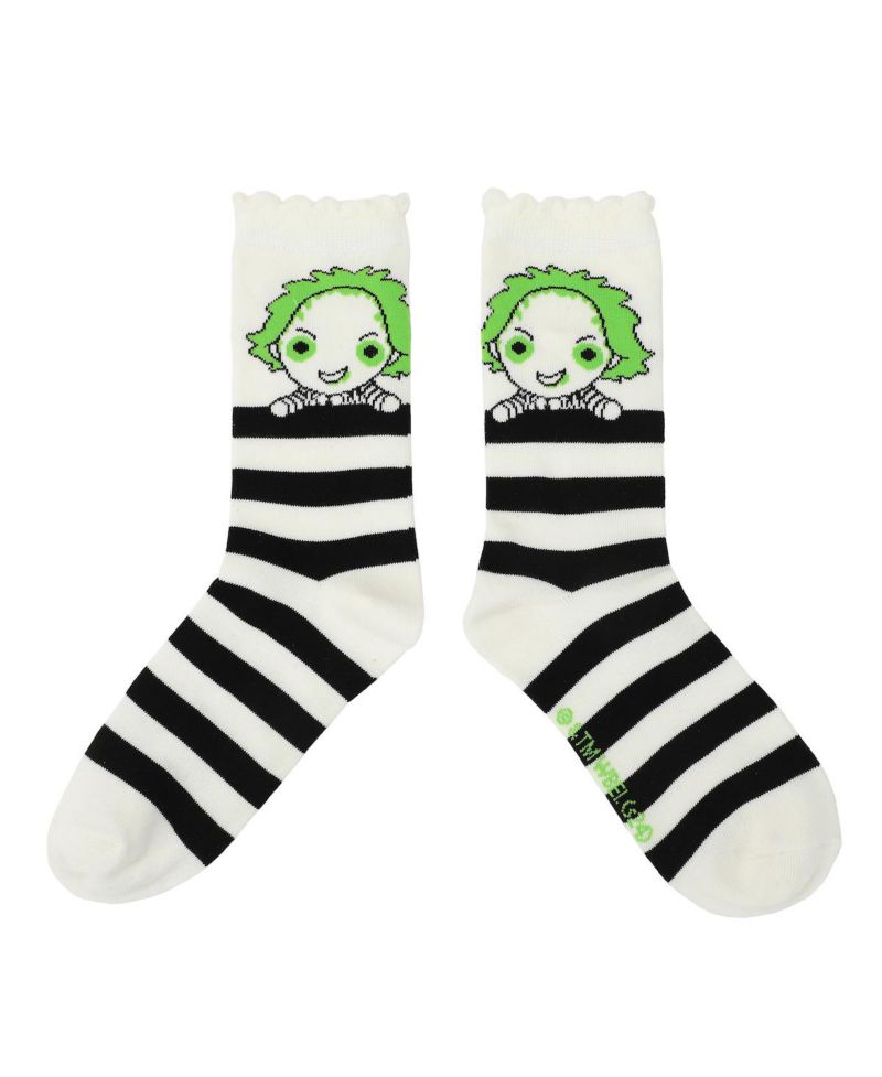 Women's Chibi Character Art 5-Pair Casual Crew Socks