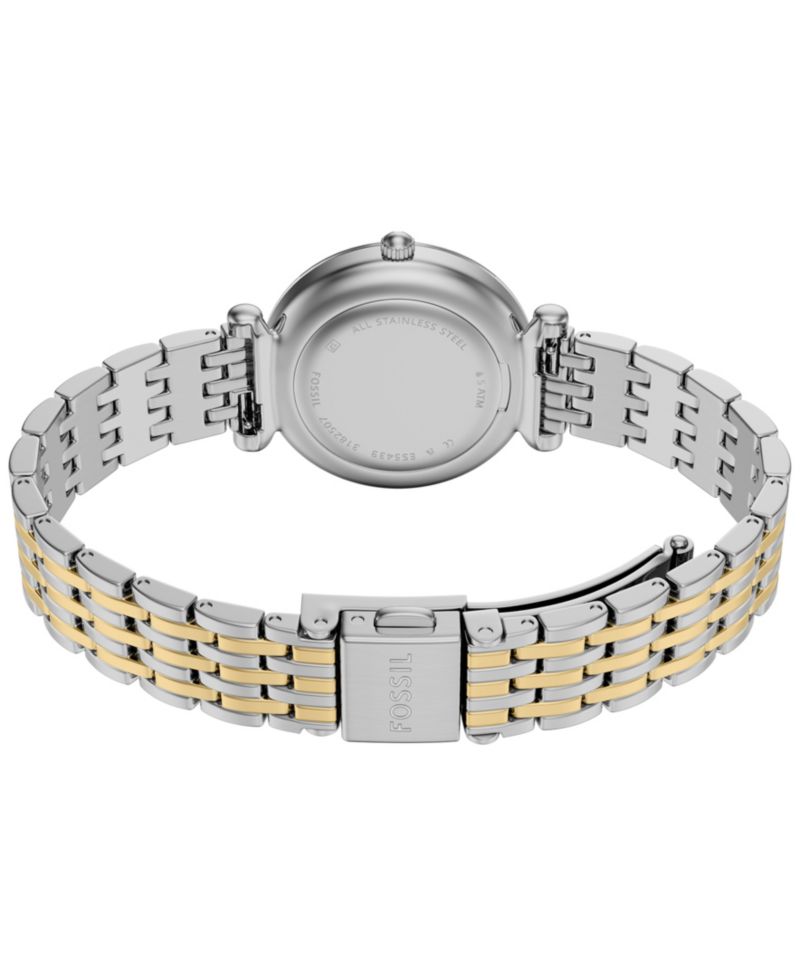 Women's Carlie Three-Hand Two-Tone Stainless Steel Watch, 28mm