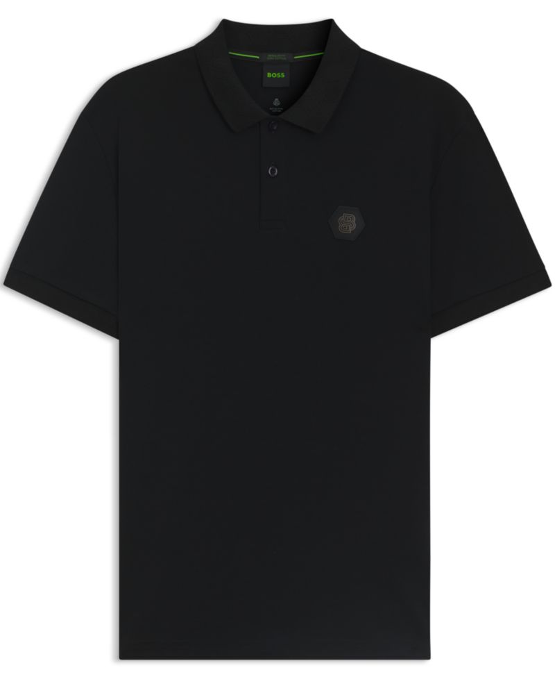 Men's Pima-Cotton Monogram Polo Shirt