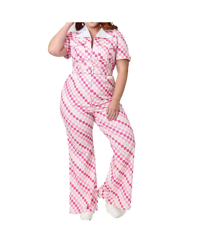 Plus Size Valentine Flare Jumpsuit