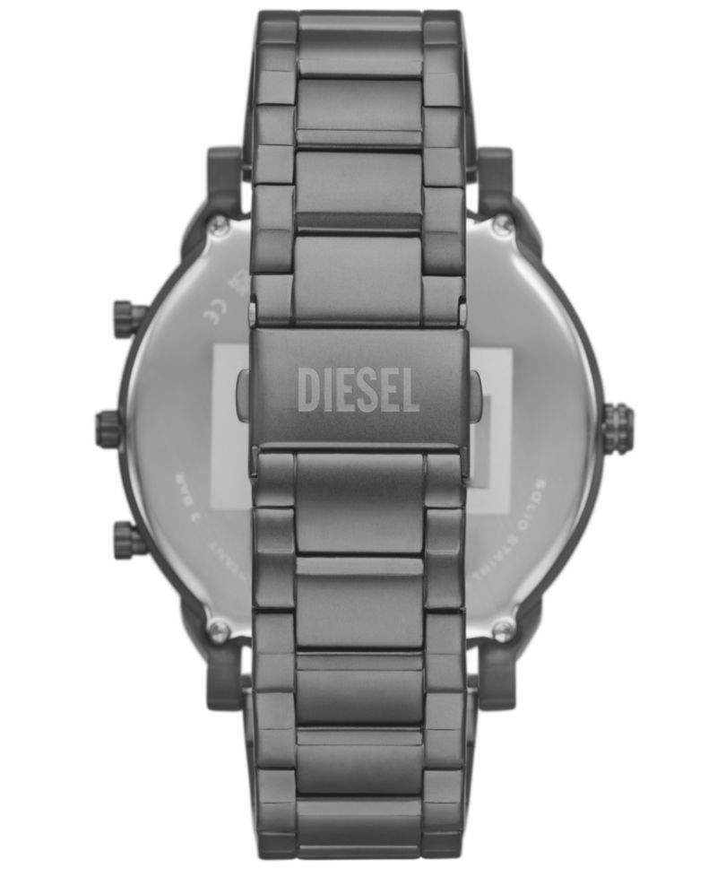 Men's Mr. Daddy Slim Quartz Three-Hand Date Gray Stainless Steel Watch, 54mm