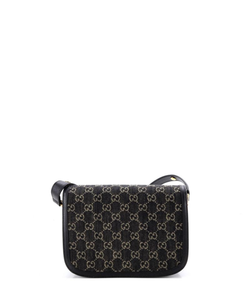 Small Horsebit 1955 Shoulder Bag GG Denim