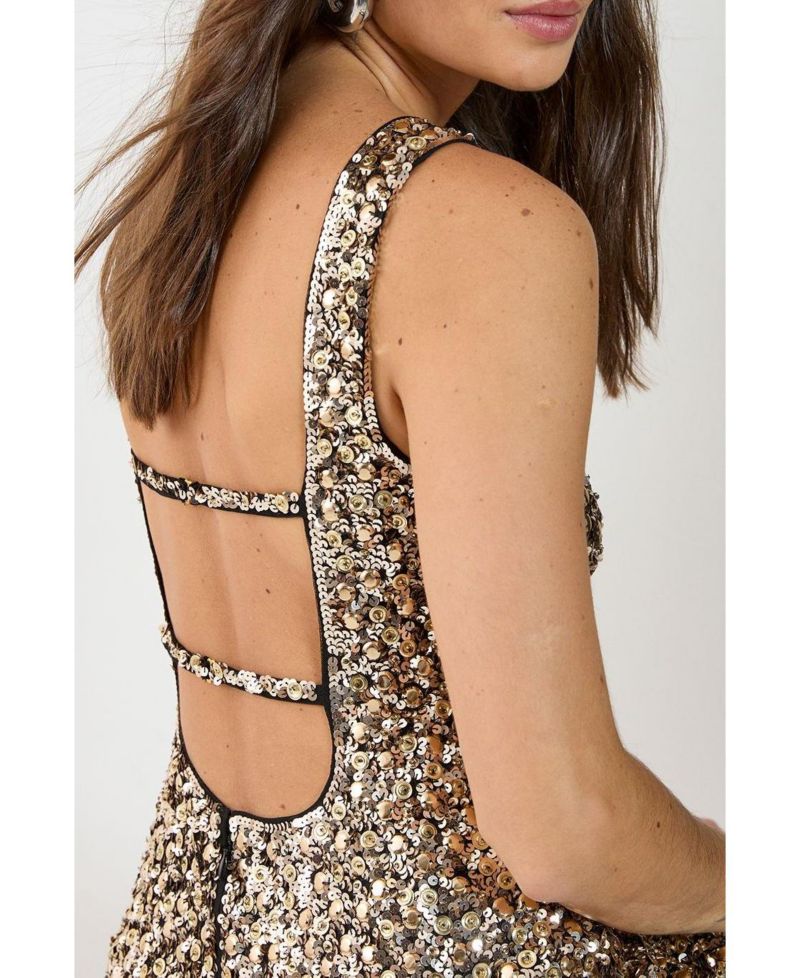 Women's Strappy Back Mini Dress