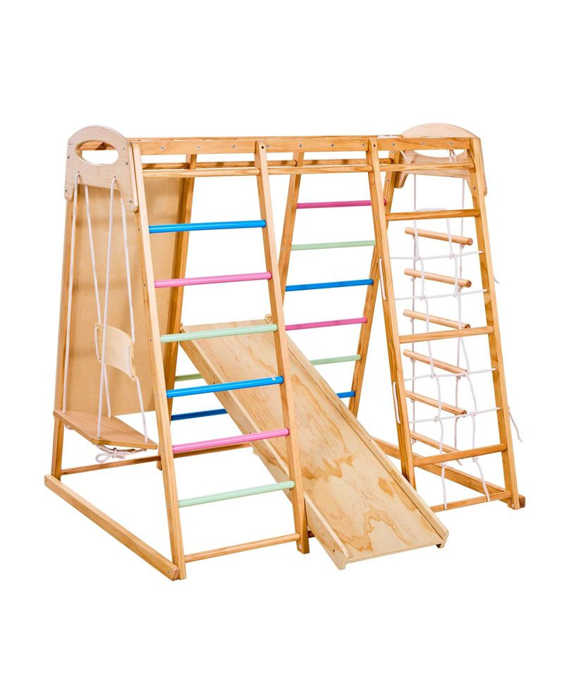 7-in-1 Wooden Jungle Gym