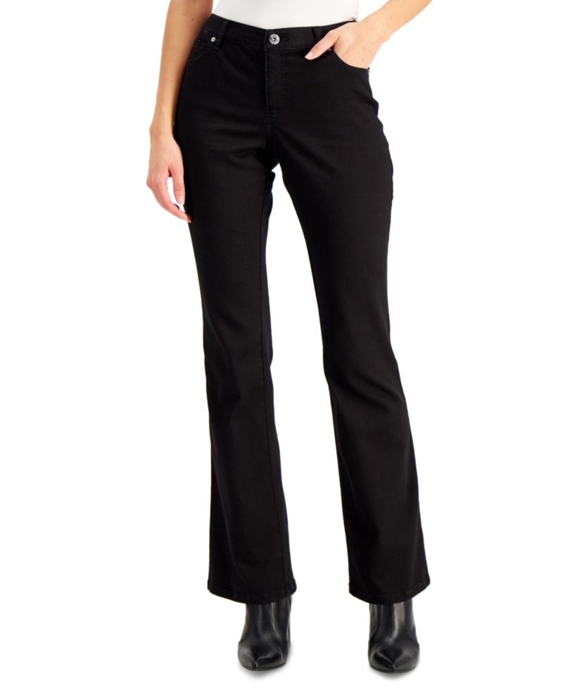 Petite Mid-Rise Bootcut Jeans