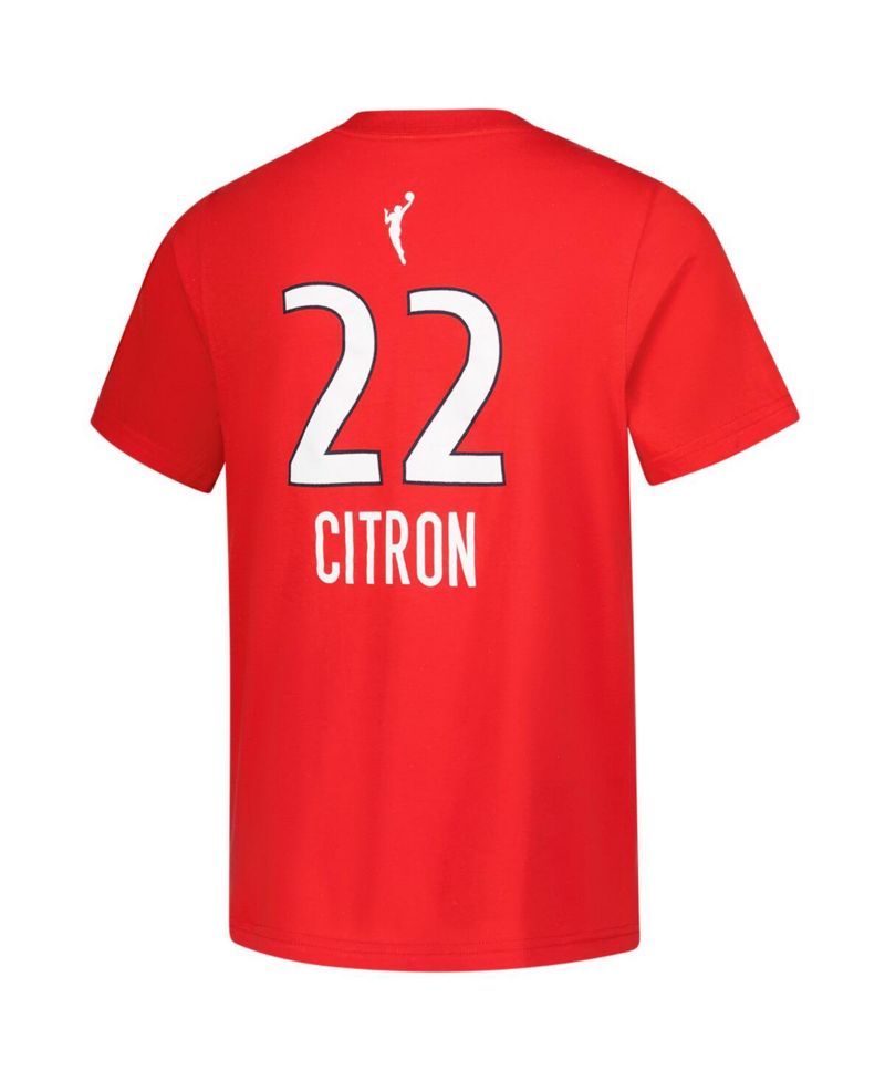 Big Boys and Girls Sonia Citron Red Washington Mystics Explorer Edition Name & Number T-Shirt