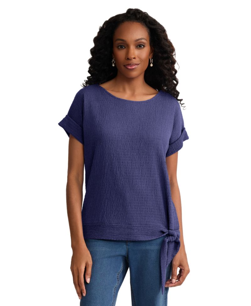 Women's Dolman-Sleeve Boat Neck Top