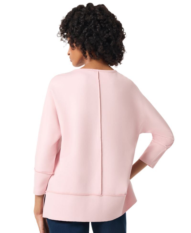 Women's Petite Serenity Knit 3/4 Sleeve Tunic Top