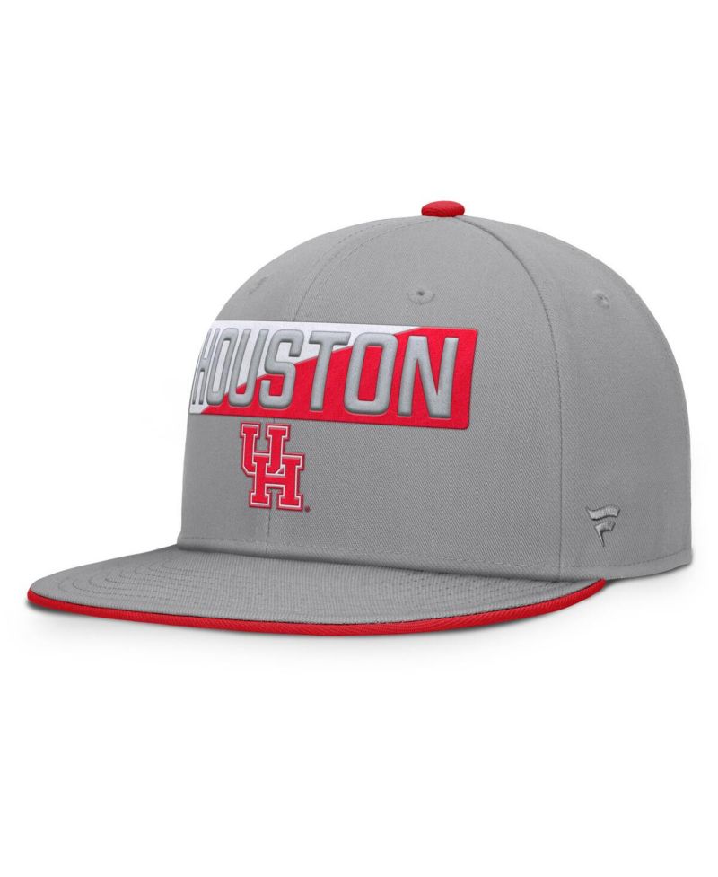Men's Gray Houston Cougars Duo Snapback Hat