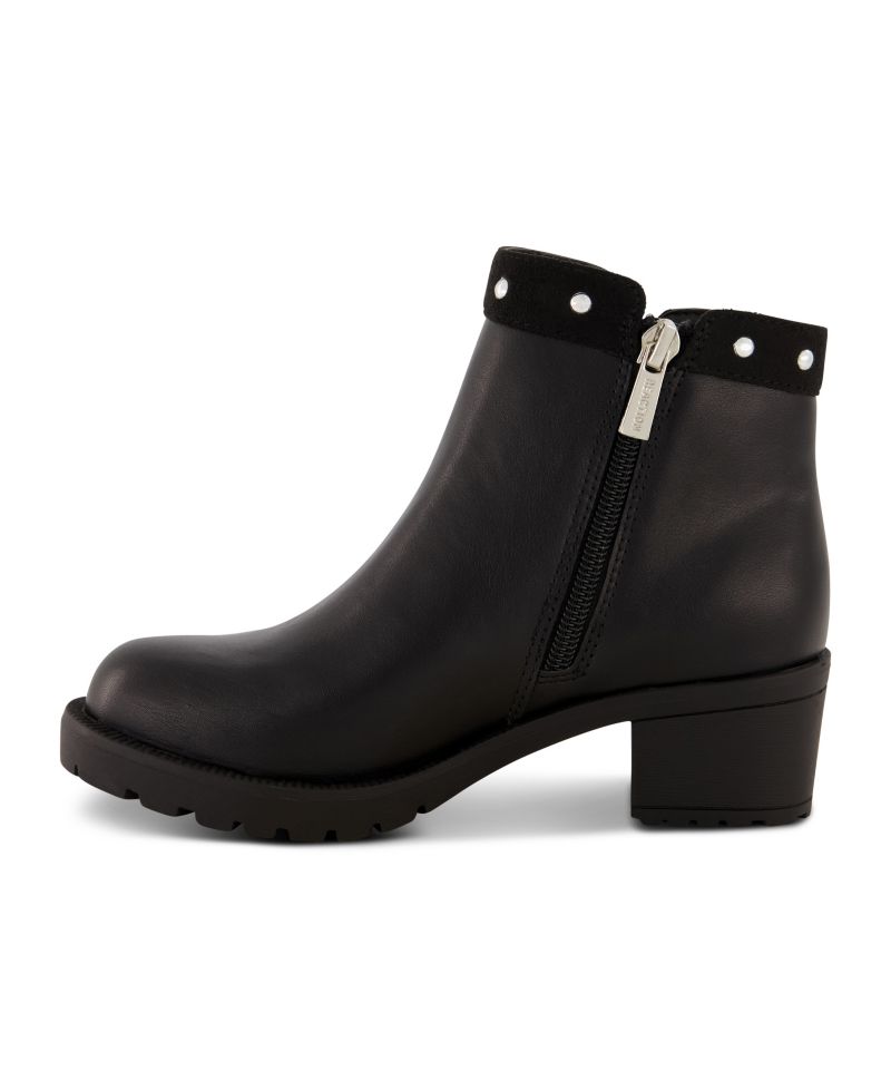 Little Girls Studded Ankle Heel Bootie