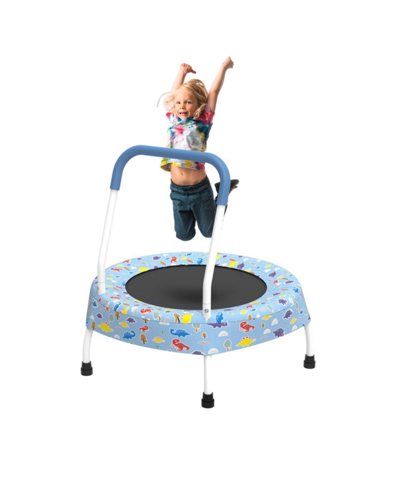 28-inch Toddler Trampoline for Kids 1 Year Plus with Handle, Baby Gifts for Boys and Girls, Indoor and Outdoor