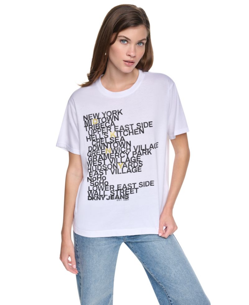 Women's Neighborhood Print Relaxed Graphic Tee