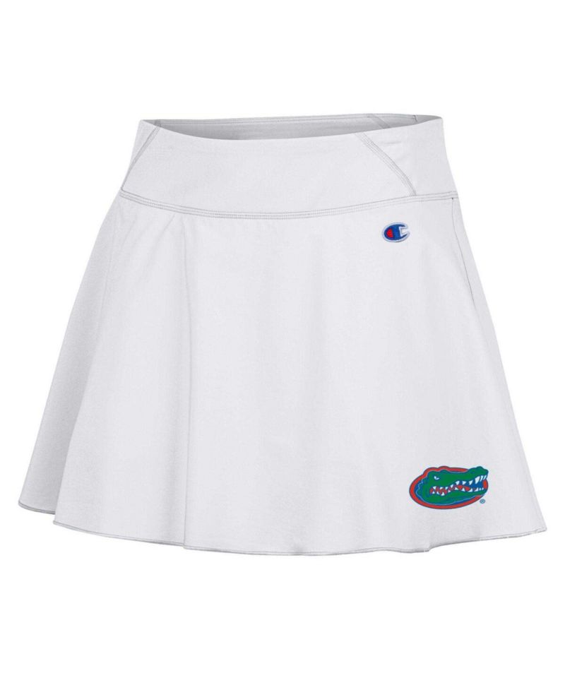 Women's White Florida Gators Tailgate Soft Touch Skirt