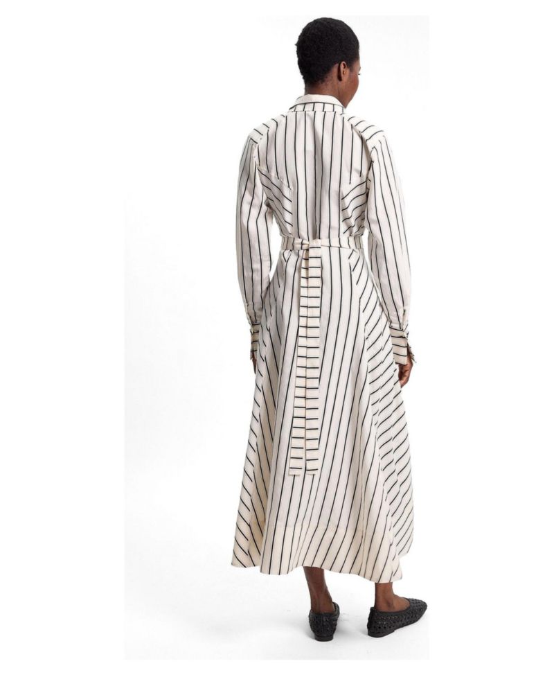 Women's Stripe Midi Dress