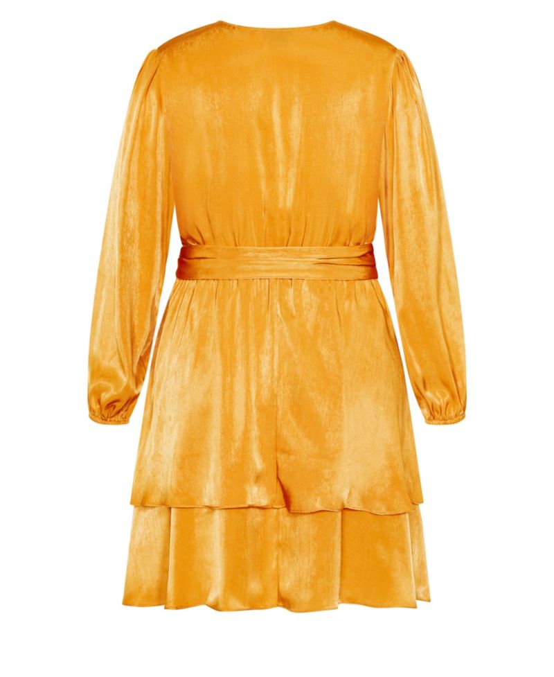 Plus Size Twisted Ruffle Dress