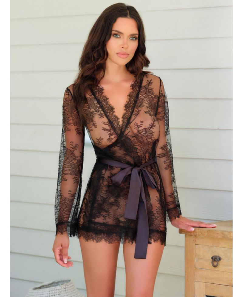 Women's Amour Short Lace Robe