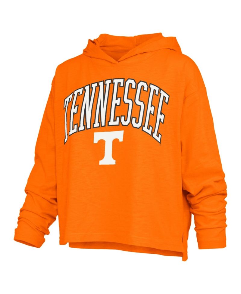 Women's Nelson Tennessee Volunteers Hooded Slub Oversized Long-Sleeve T-Shirt
