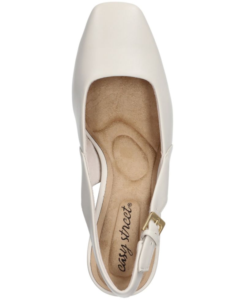 Ritsa Square Toe Slingback Pumps