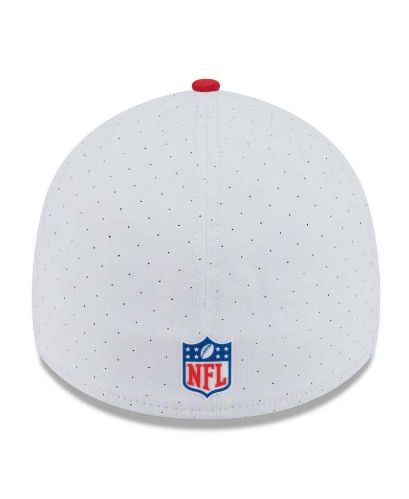 Men's White/Red Kansas City Chiefs 2025 NFL Training Camp 39THIRTY Flex Hat