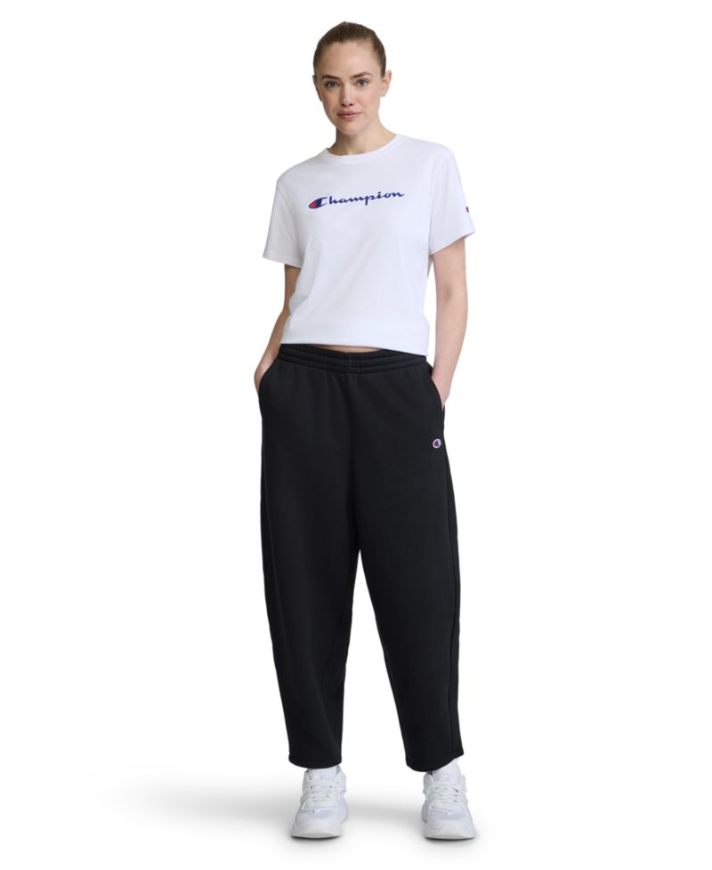 Women's Barrel-Leg Fleece Pant