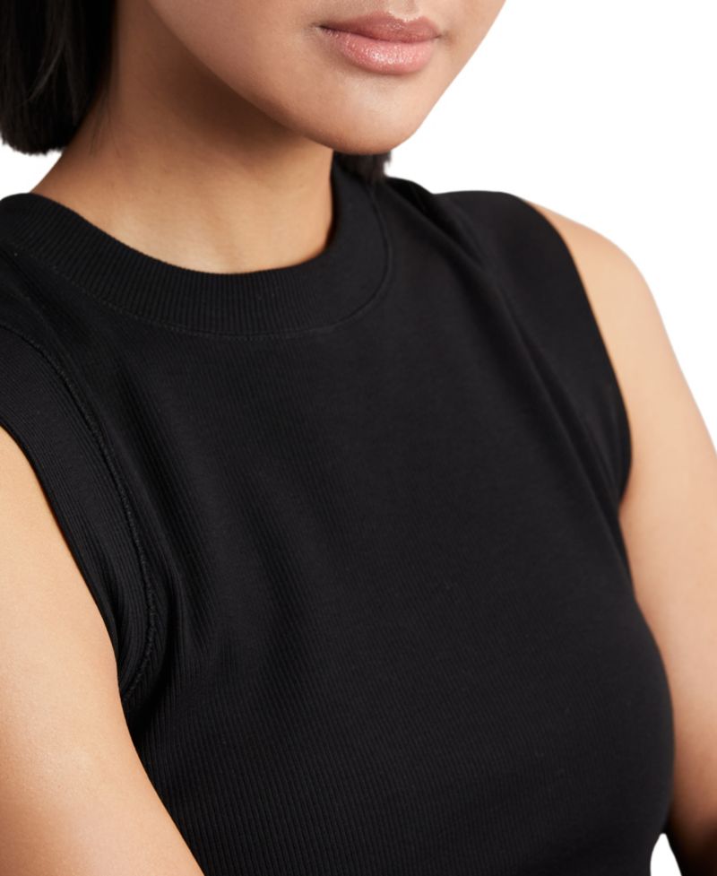 Women's Trudy Fine-Rib Ruched Vest Top