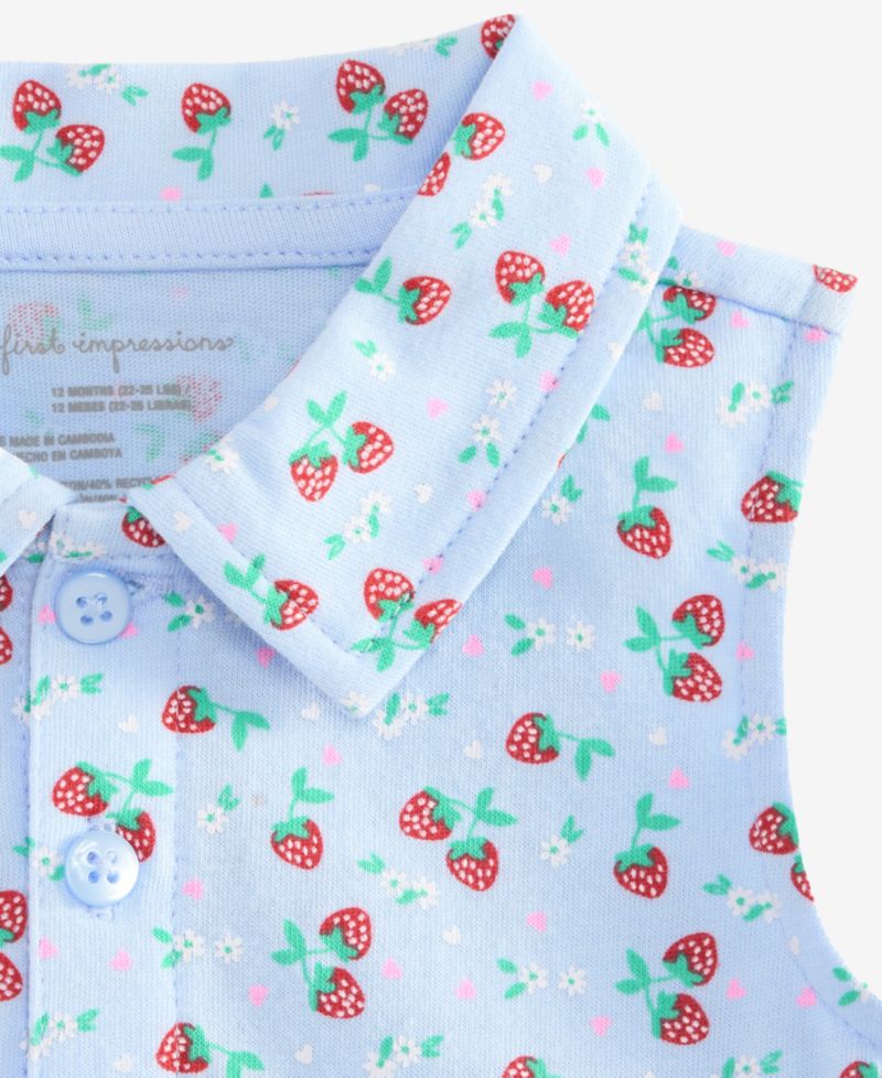 Baby Girls' Strawberry Fields Sunsuit