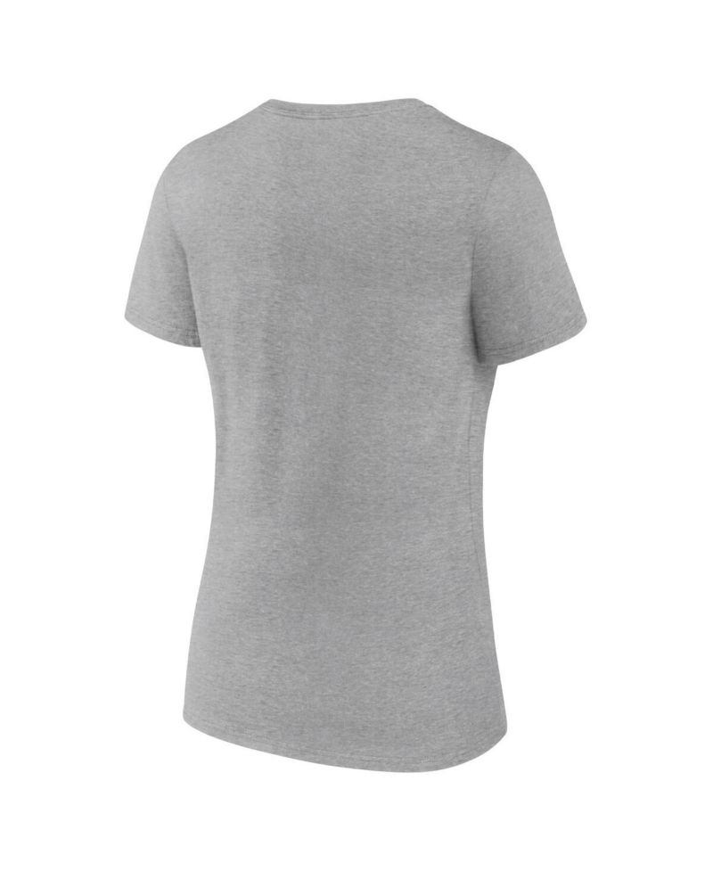 Women's Steel Sporting Kansas City Logo V-Neck T-Shirt