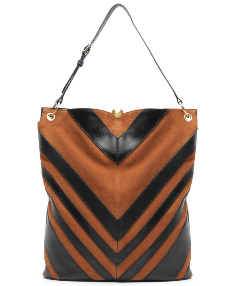 Aurora Large Leather Hobo Handbag