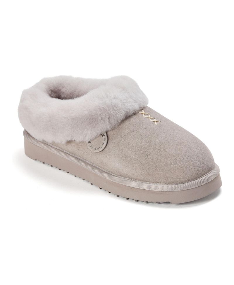 Women's Fireside by Adelaide Genuine Shearling Clog Slipper