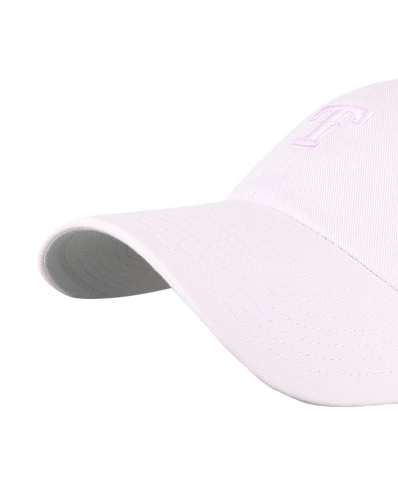 Women's Light Pink Texas Rangers Pastel Clean Up Adjustable Hat