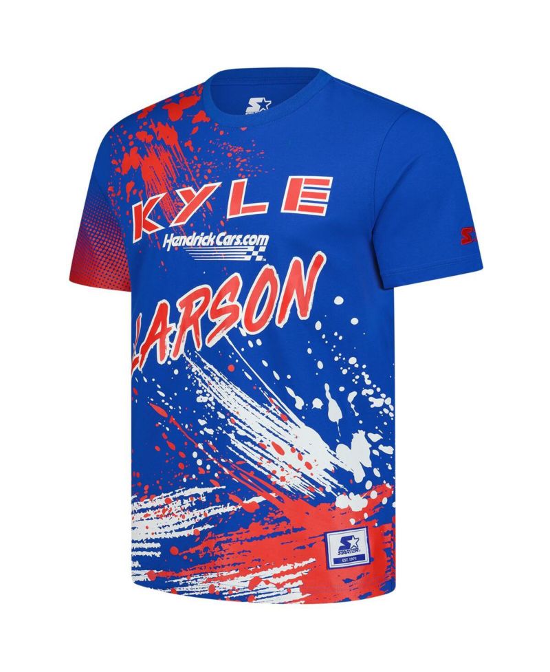 Men's Royal Kyle Larson Touchdown Extreme T-Shirt