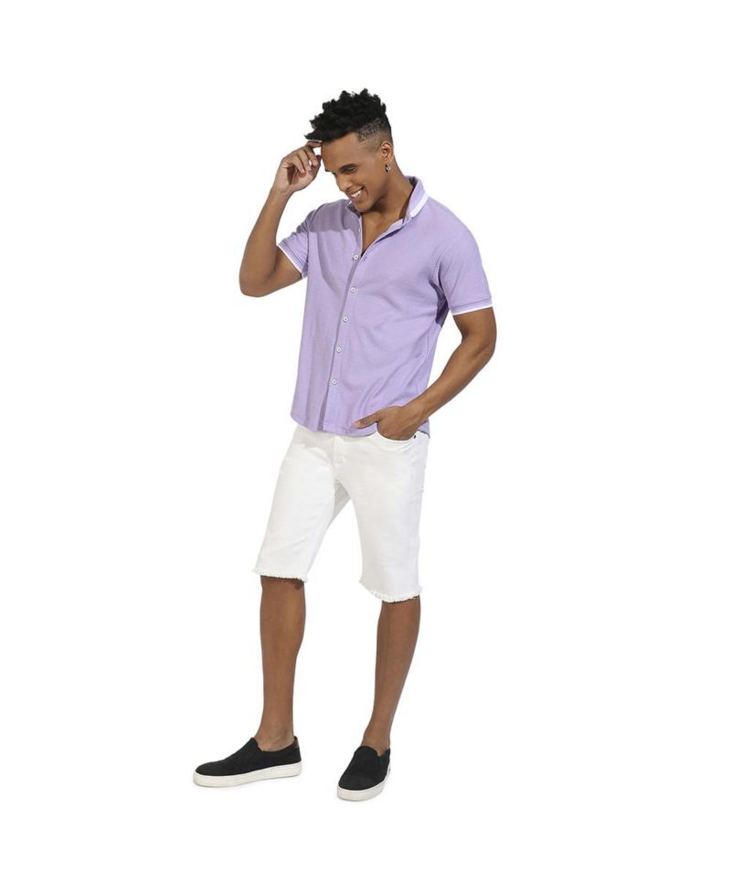 Men's Honeycomb Knit Shirt